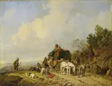 Heinrich Bürkel, ASSAULT ON A CARRIAGE