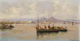 Giuseppe Carelli, A PAIR OF VIEWS OF THE BAY OF NAPLES 1. MERCELLINA 2. SORRENT