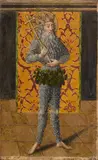Bavarian School, 1460, SAINT ONUPHRIUS, Oil on conifer wood (parquetted)