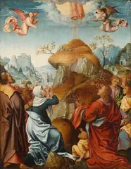 attributed to Bartholomaeus Bruyn the Elder, THE RESURRECTION OF CHRIST, Oil on oak woodauf (parquetted)
