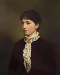 Otto Rethel, PORTRAIT OF CLARA CARON, Oil on canvas