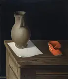 Josef Mangold, Still-Life with Vase and Shoe