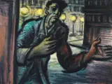 Frans Masereel, L'Homme à la main tendue, Vorms, Peintures sur papier No