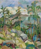 Oskar Moll, Mountain Landscape