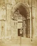 Johann Franz Michiels, PETERSPORTAL AN DER WESTFASSADE (KÖLNER DOM), Salt print