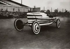 Alexander (Alex) Stöcker, UNTITLED (CAR RACING), Vintage gelatin silver print