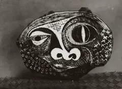 Christian Bérard, "TRANSMUTATION" NO. VII. VISAGE MINÉRAL, Ferrotyped gelatin silver print, printed 1950s