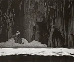 Ansel Adams, FROZEN LAKE AND CLIFFS, SIERRA NEVADA, CALIFORNIA, Gelatin silver print, printed