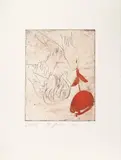 Georg Baselitz, Untitled, Etching on Rives wove paper
