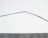 Anna-Eva Bergman, Montagne Blanche, Oil and silver-bronze on canvas