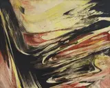 Ild-FEIT by Karl Otto Götz, Mixed media on canvas, sold Dec 2009