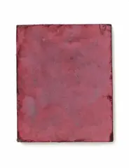 Untitled by Gotthard Graubner, Signed and dated Gotth. Graubner 1961/62 on the back of the white frame backing. Tempera on wood, sold Dec 2009