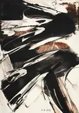 Untitled by Karl Otto Götz, Gouache on smooth cardboard, sold Dec 2009