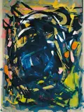 Untitled (Kite Drawing) by Imi Knoebel, Acrylic behind glass resp. acrylic and lacquer on transparent colored plastic sheets and on cardboard, sold Dec 2009