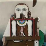 Karl Korab, Untitled (Figure with Target)