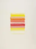 Heinz Mack, Untitled, Pastel on lightly textured chamois colored wove paper