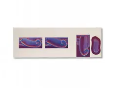 David Reed, Post study after # 343, Oil and alkyd on wood