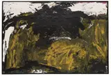 Tangun by Emil Schumacher, Mixed media on wood, sold Dec 2009