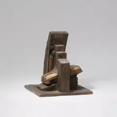 Wolf Vostell, Two concrete Cadillacs in the form of the naked Maja, Bronze with dark brown patina height ca