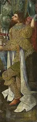 Netherlandish School, circa 1530, FRAGMENT OF AN ALTAR WING, Oil on oak wood