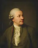 Jens Juel, PORTRAIT OF FRIEDRICH GOTTLIEB KLOPSTOCK, Oil on canvas (relined)