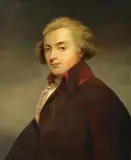 PORTRAIT OF A YOUNG MAN (WOLFGANG AMADEUS MOZART?) by attributed to Heinrich Friedrich Füger, Oil on canvas (relined), sold Nov 2009