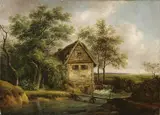 Johann Christian Klengel, WATER-MILL BETWEEN TREES
