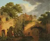 French School, 19th century, A PAIR OF SOUTHERN LANDSCAPES, Oil on canvas (relined)