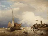 Andreas Achenbach, THE RETURN OF THE FISHER BOATS FROM THE STORMY SEA