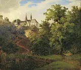 Johann Wilhelm Schirmer, LANDSCAPE WITH CHURCH