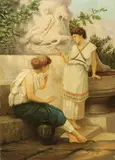 Henryk Siemiradzki, TWO GREEK WOMEN AT THE WELL