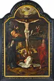 German School, around 1600, CRUCIFIXION, Oil on panel