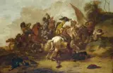 Flemish School 17th century, BATTALE SCENE