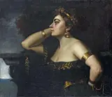 Walter von Bongé, FEMALE FIGURE (ANDROMEDA?), Oil on canvas