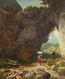 Peter Bücken, THE FELSENTOR AT THE WILDE KAISER IN TYROL, Oil on canvas