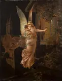 Hermann Kaulbach, THE EARTHLY HOMELAND, Oil on canvas