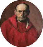 Reinhold Neubert, PORTRAIT OF A CARDINAL, Oil on canvas (relined)