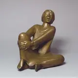 Ernst Barlach, Der singende Mann (The singing Man), Bronze figure after a work model from 1928 (Laur 431, Schult I, 342)