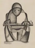 Gottfried Brockmann, Zitherspieler (Zither Player)