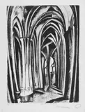 Robert Delaunay, Saint-Séverin, Lithograph on Rives wove paper
