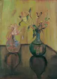 Erich Heckel, Gelbes Stilleben(Yellow Still-Life), Oil on canvas