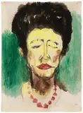 Emil Nolde, Kopf eines Javaners (Portrait of a Javanese), Watercolour