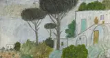 Ischia by Max Peiffer Watenphul, Oil on hemp, sold May 2009