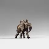 Laufender Elefant (Running Elephant) by Renée Sintenis, Bronze sculpture, sold May 2009