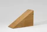 Joseph Beuys, Hier Ende der Implosion (Here the end of the implosion), Wedge of wood with pencil drawing