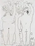 Fernando Botero, Untitled (Adam and Eve)