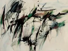 Nr. 100 (No. 100) by Peter Brüning, Oil on canvas, sold May 2009