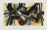 54/20 by Rolf Cavael, Oil, with scraped composition, on cardboard, sold May 2009