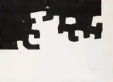 Eduardo Chillida, Gili III, Woodcut on wove cardboard