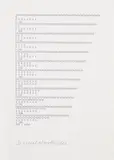 Hanne Darboven, Untitled